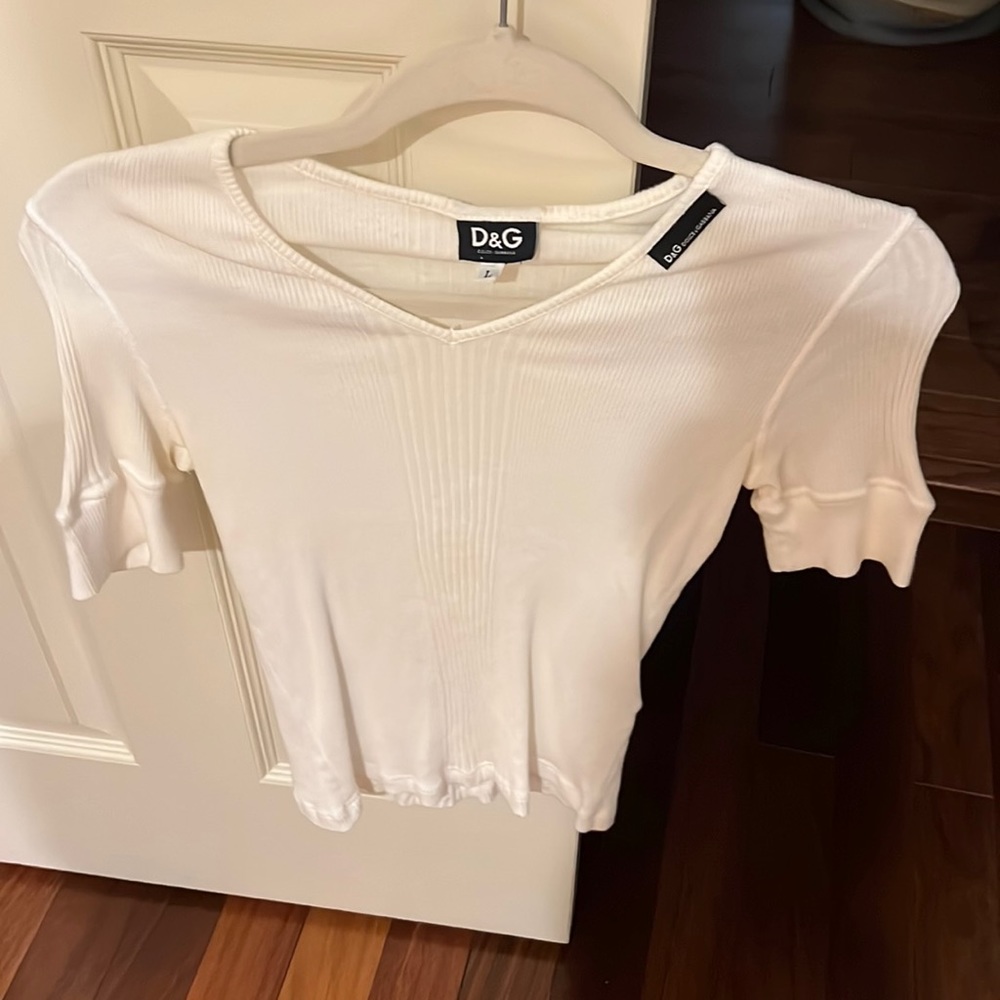 Dolce & gabbana white t shirt Large